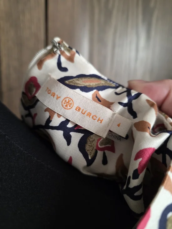 Tory Burch Cream Floral Sleeveless Dress - Picture 3 of 5